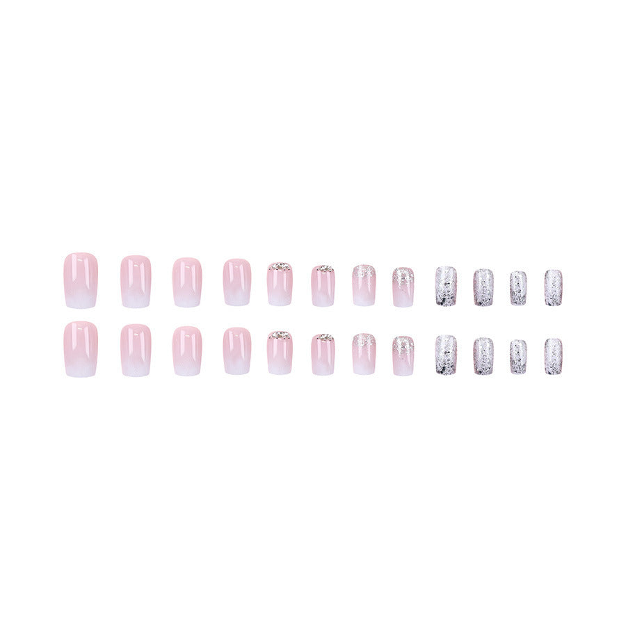 Line Diamond Nail Art - Sophisticated Beauty Design
