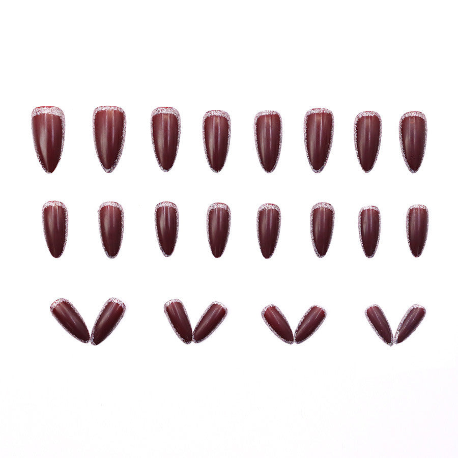 Cherries glitter powder, Instagram trend, fashion accessory for nails