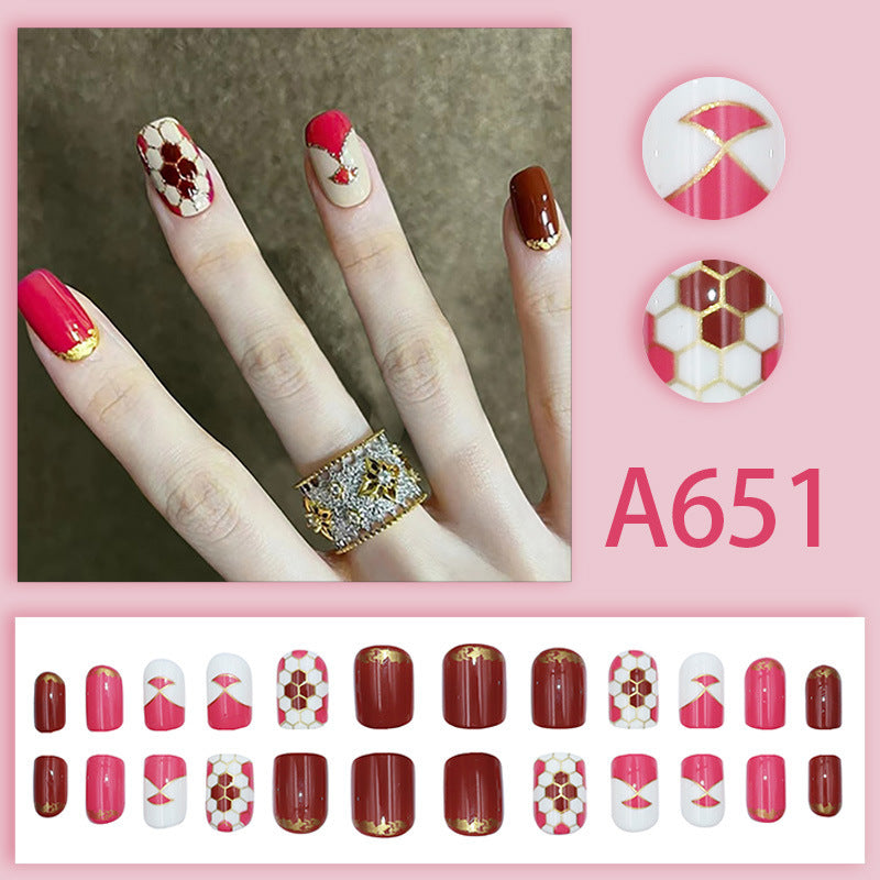Sophisticated mature lady-style manicure