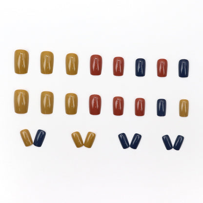 Fashionable high-end texture mixed with colorful nail art