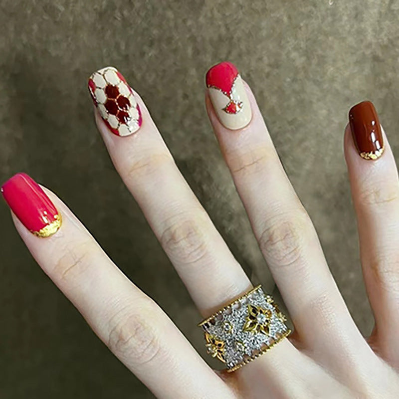 Sophisticated mature lady-style manicure