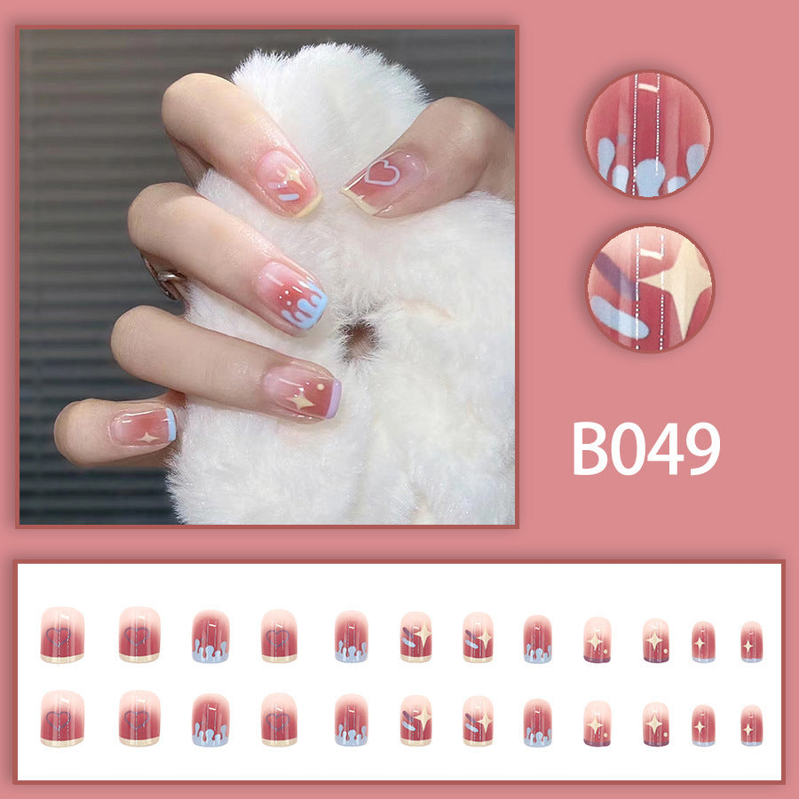 Star's Love Heart Personalized Nail Art