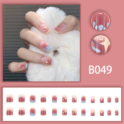 Star's Love Heart Personalized Nail Art
