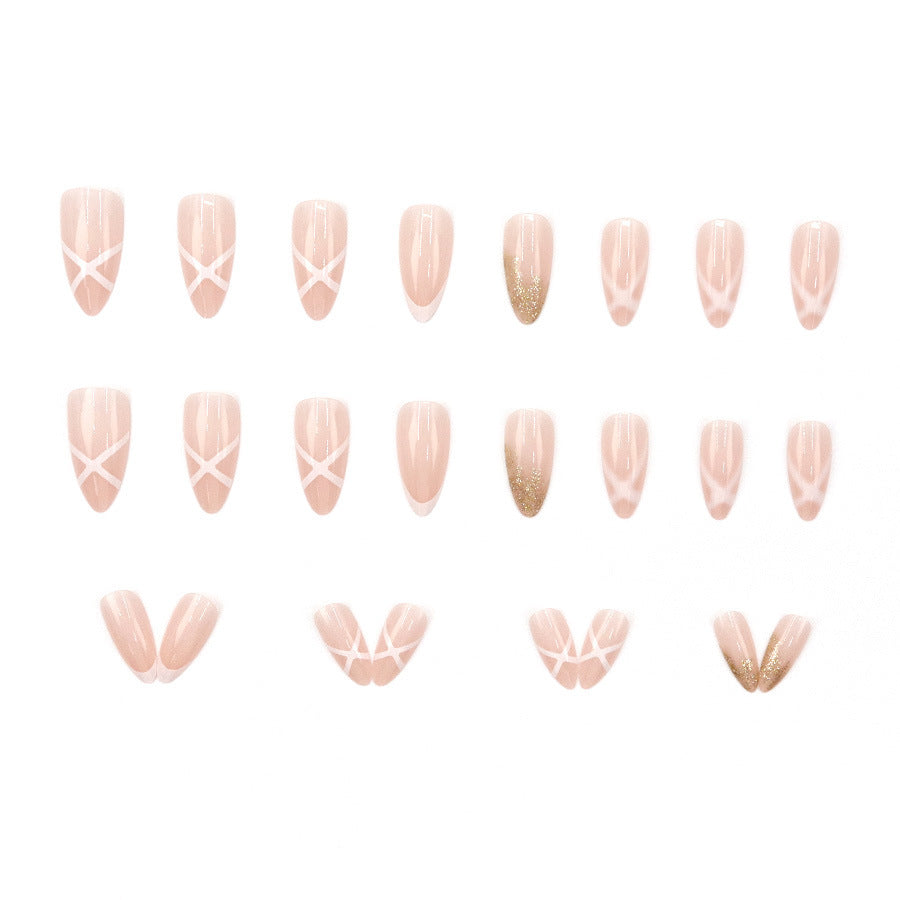 Simple and pure erotic nail art
