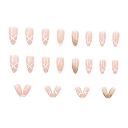 Simple and pure erotic nail art