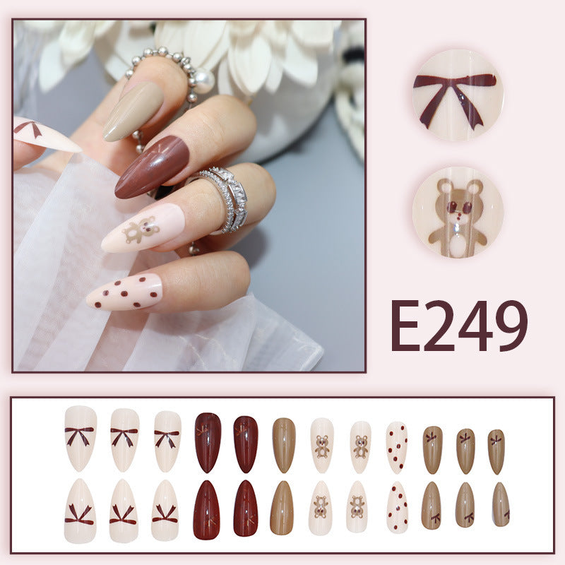 Chocolate bear nail polish