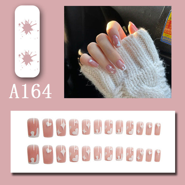 Bare Skin Sweet Star Love Nail Art