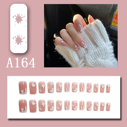 Bare Skin Sweet Star Love Nail Art