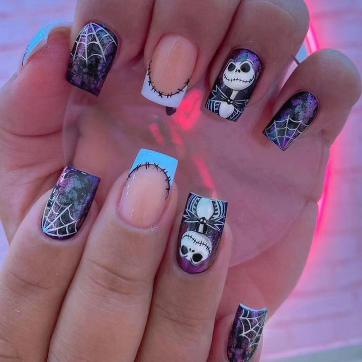 Spider web, ghost, mysterious nail polish