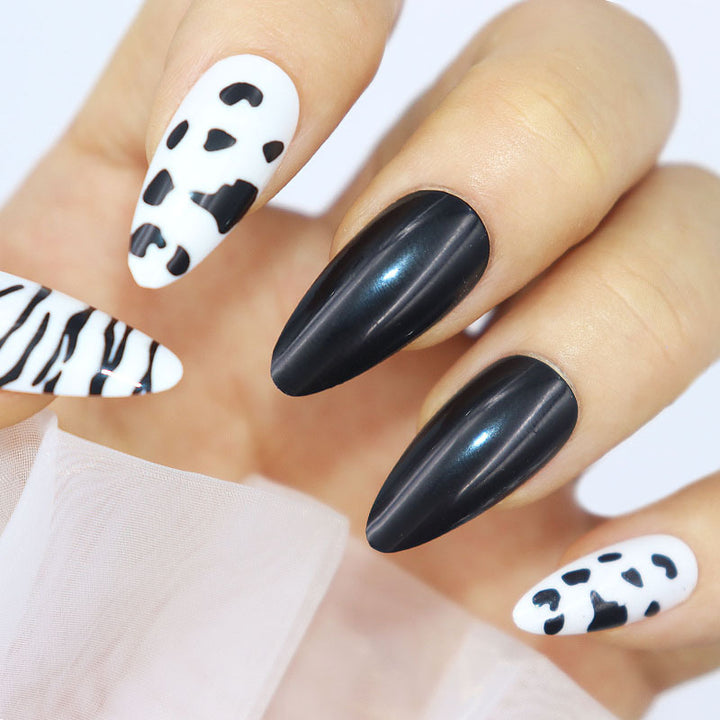 Sexy zebra pattern nail polish