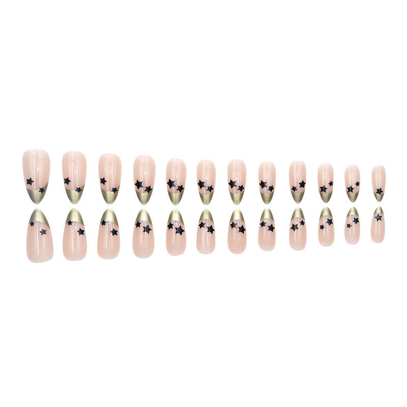 High-end style glittering star-shaped nail polish