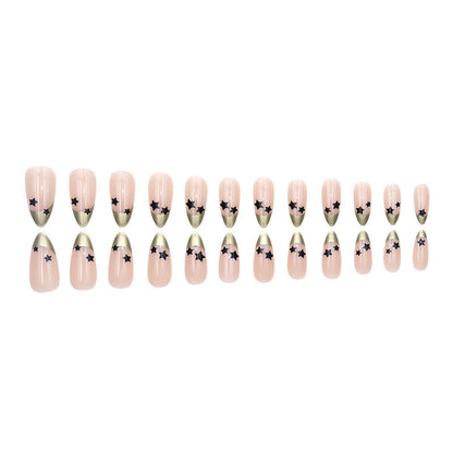 High-end style glittering star-shaped nail polish