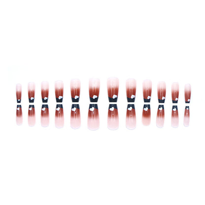 Gradual Gradient Heart High-Style Nail Art