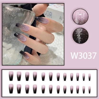 Galaxy stars gradually turn dark. Wear nail polish.