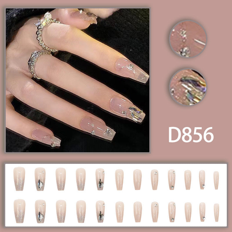 Sophisticated, passionate, sexy girl with unique nail art