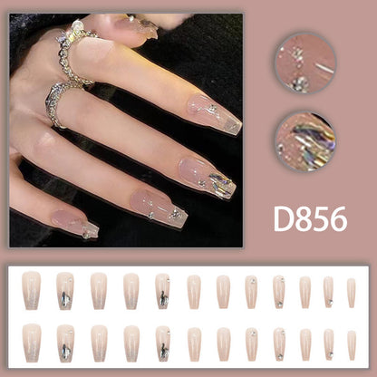 Sophisticated, passionate, sexy girl with unique nail art